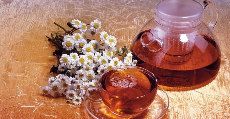 Το τσάι χαμομηλιού χρησιμοποιείται για τη θεραπεία της προστατίτιδας